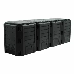 Prosperplast Composter 1600L črna 261 x 83 x 72cm