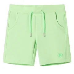 Otroške kratke hlače fluorescentno zelene 116
