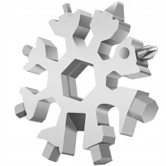 18v1 inox multifunkcijski ključ in izvijač – obesek snežinka
