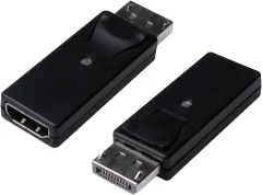 Digitus AK-340602-000-S DisplayPort / HDMI adapter [1x moški konektor DisplayPort - 1x ženski konektor HDMI] črna