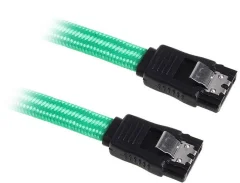 Bitfenix trdi disk priključni kabel [1x 7-polni ženski konektor SATA - 1x 7-polni ženski konektor SATA] 0.30 m zelena\, črna