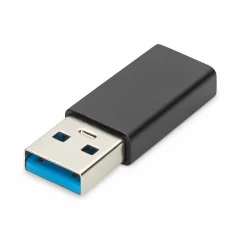 Digitus USB 2.0 adapter [1x USB\, moški konektor USB 2.0 tipa A\, USB 3.2 gen. 1 vtič A (USB 3.0) - 1x USB 3.2 gen. 1 vtičnica C (USB 3.0)\, ženski konektor USB-C®]