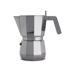 Moka kafetiera espresso za 6 skodelic / siv ročaj / aluminij