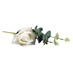 Vrtnica z evkaliptusom, bela, 28cm