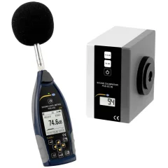 Komplet\, sestavljen iz merilnika ravni zvoka PCE-432 in kalibratorja PCE-SC 09 PCE Instruments merilnik hrupa   PCE-432-SC 09