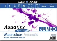 Blok akvarelni Aquafine Texture A4 300g JUMBO 50 listni CP