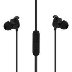 Žicne športne slušalke s 3,5 mm prikljuckom, slušalke za prostorocno telefoniranje, Setty - crne