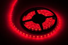 LED TRAK  rdeča barva 12V, IP65, 300x5050SMD 14,4W/m, 660Lm, 5m/12mm/4mm