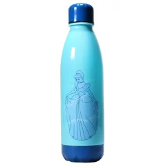 Plastenka za vodo Half Moon Bay Disney Cinderella - Plastična steklenica za vodo brez BPA - 680 ml darila Princess Cinderella, modra