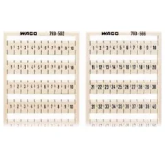 5 kosov. WAGO GmbH & Co. KG Sistem za označevanje WMB 793-503