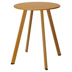 ProGarden Odstavna mizica 40x49 cm mat gorčično rumena