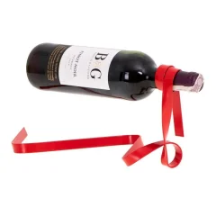 Stojalo za steklenico vina - Rdeči trak
