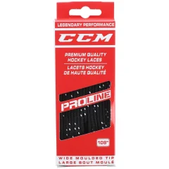 CCM Proline vezalka za drsalke , široka, črna, velikost: 304 mm