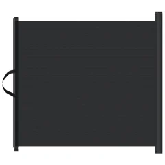 vidaXL Izvlečna vrata za hišne ljubljenčke črna 82,5x125 cm