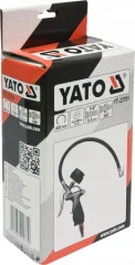 Yato pištola za črpanje s tlačnim merilnikom, največ 10 barov. Rotacijska pnevmatska povezava
