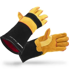 Zaščitne usnjene MIG TIG rokavice za varjenje velikosti XL