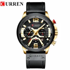 CURREN 8329 quartz Moški vroče prodajo ure moški zapestje Quartz Watch Factory zapestne ure reloj relogio masculino Gold Black
