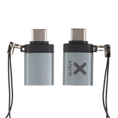 USB tip C na USB 3.1 OTG adapter, Xtorm - siv