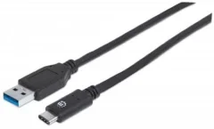 USB C na USB A 1m MANHATTAN kabel