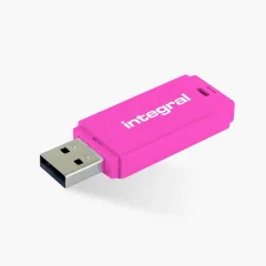 INTEGRAL NEON 64GB USB 3.0 spominski ključek - roza