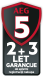 5 let garancije.