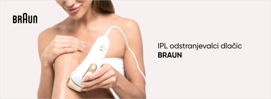 Braun IPL odstranjevalci dlačic