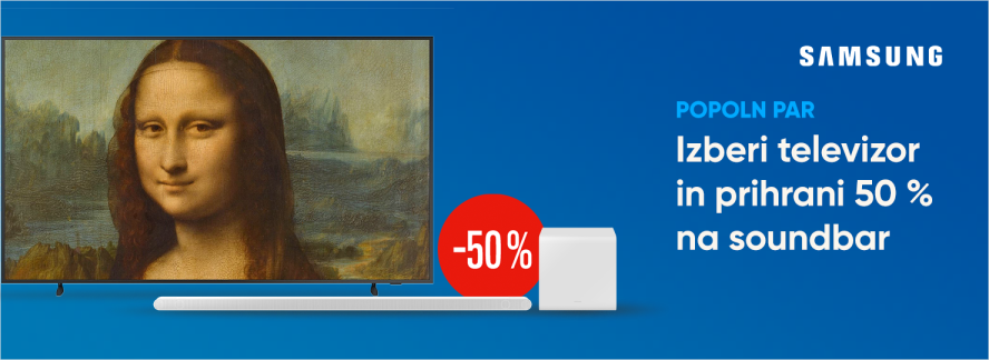 50 % popusta pri soundbaru