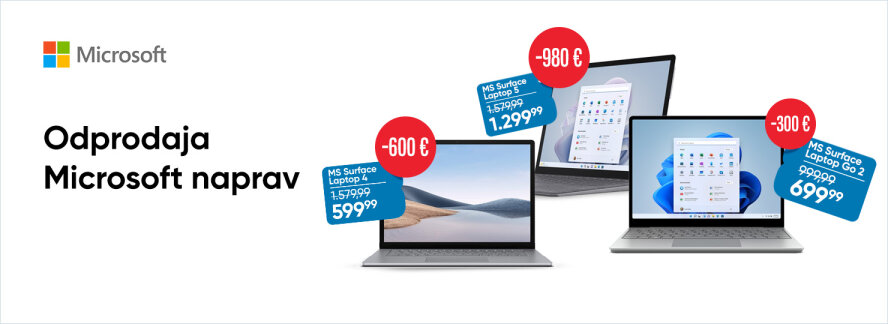 Odprodaja Microsoft produktov