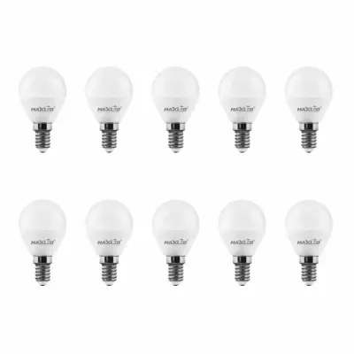 10x LED žarnica - sijalka E14 C30 7W (55W) 648 lm nevtralno bela 4500K