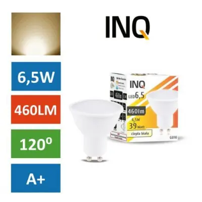 LED žarnica - sijalka GU10 6,5W (39W) toplo bela 3000K