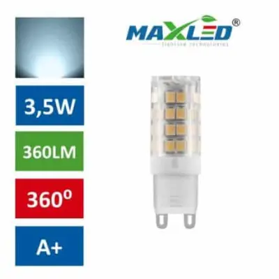 LED žarnica - sijalka G9 3,5W (25W) hladno bela 60000K