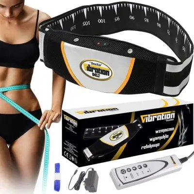 2v1 fitnes vibracijski in grelni masažni pas za hujšanje 125cm