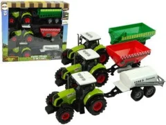 Set treh baterijskih traktorjev + priklopniki