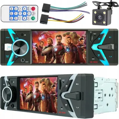 12V 1DIN LCD avtoradio 4x50W MP3 DVIX USB Bluetooth + kamera