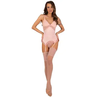 KOMPLET Livia Persinne Peach Emporio Col-pink-S/M