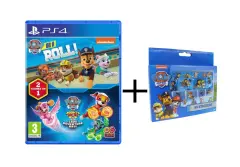 PAW PATROL ON A ROLL+MIGHTY PUPS COMPILATION igra za PS4 + PAW PATROL 4PCE STICKER