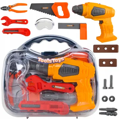 Set baterijskega vrtalnika + orodja v kovčku