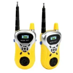 Set dveh walkie talkie postaj – doseg do 100m rumena