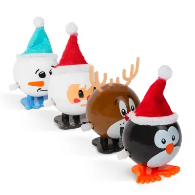 Božična figurica za navijanje "Crazy Santa" 8 cm