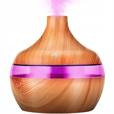 Namizni aroma LED RGB vlažilec zraka difuzor 300ml USB