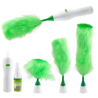 GO DUSTER vrtljiv električni brisalec prahu 3 metlice