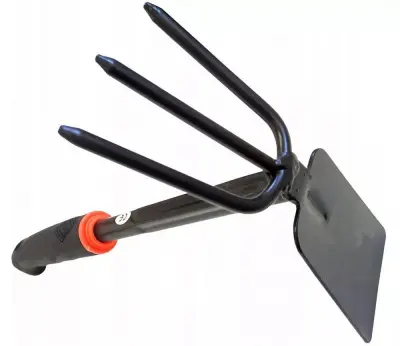 Vrtna kovinska motika s kremplji 28cm