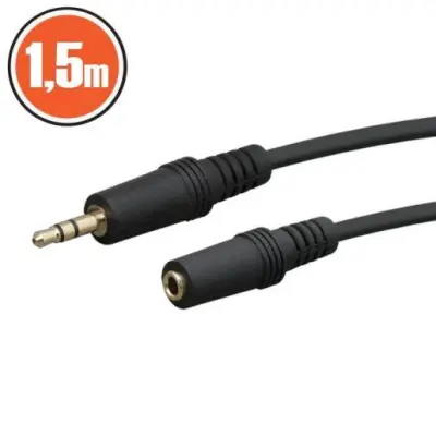 Podaljšek za slušalke 3,5mm jack 1,5m