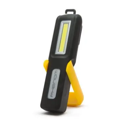 USB polnilna LED delovna svetilka 2v1 z magnetom in LED indikatorjem stanja baterije