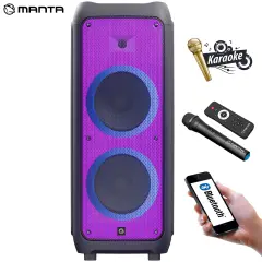 MANTA SPK5450 prenosni karaoke zvočnik, phantom črn