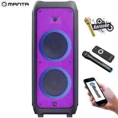 MANTA SPK5450 prenosni karaoke zvočnik, phantom črn