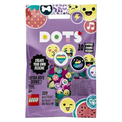 LEGO DOTS 41908 Dodatki za zapestnice iz serije 1