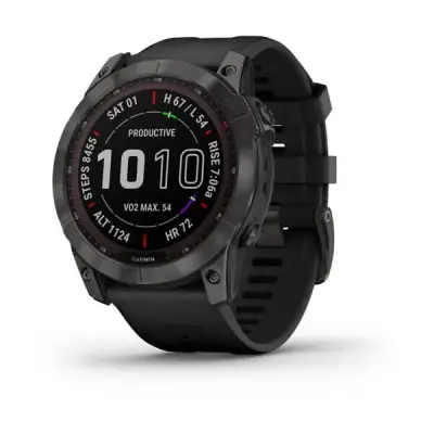 FENIX 7X SAPPHIRE C GREY DLC TI -BLACK BAND