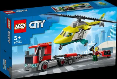LEGO City 60343 Transporter za rešilni helikopter