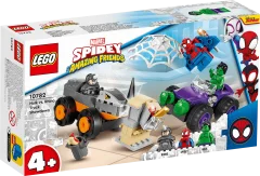 LEGO SPIDER-MAN 10782 Spopad Hulka in Rhina v pošastnih tovornjakih